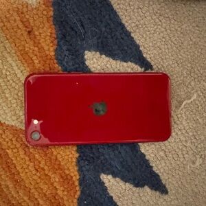 Apple iPhone SE 2nd Generation Red with Single Lens Camera and Glass Back